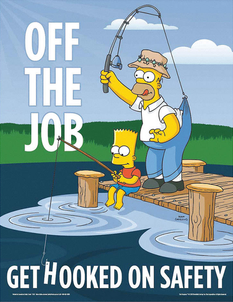 File The Simpsons Safety Poster Png Wikisimpsons The Simpsons Wiki