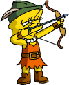 Tapped Out Archer Lisa Shoot Arrows.png