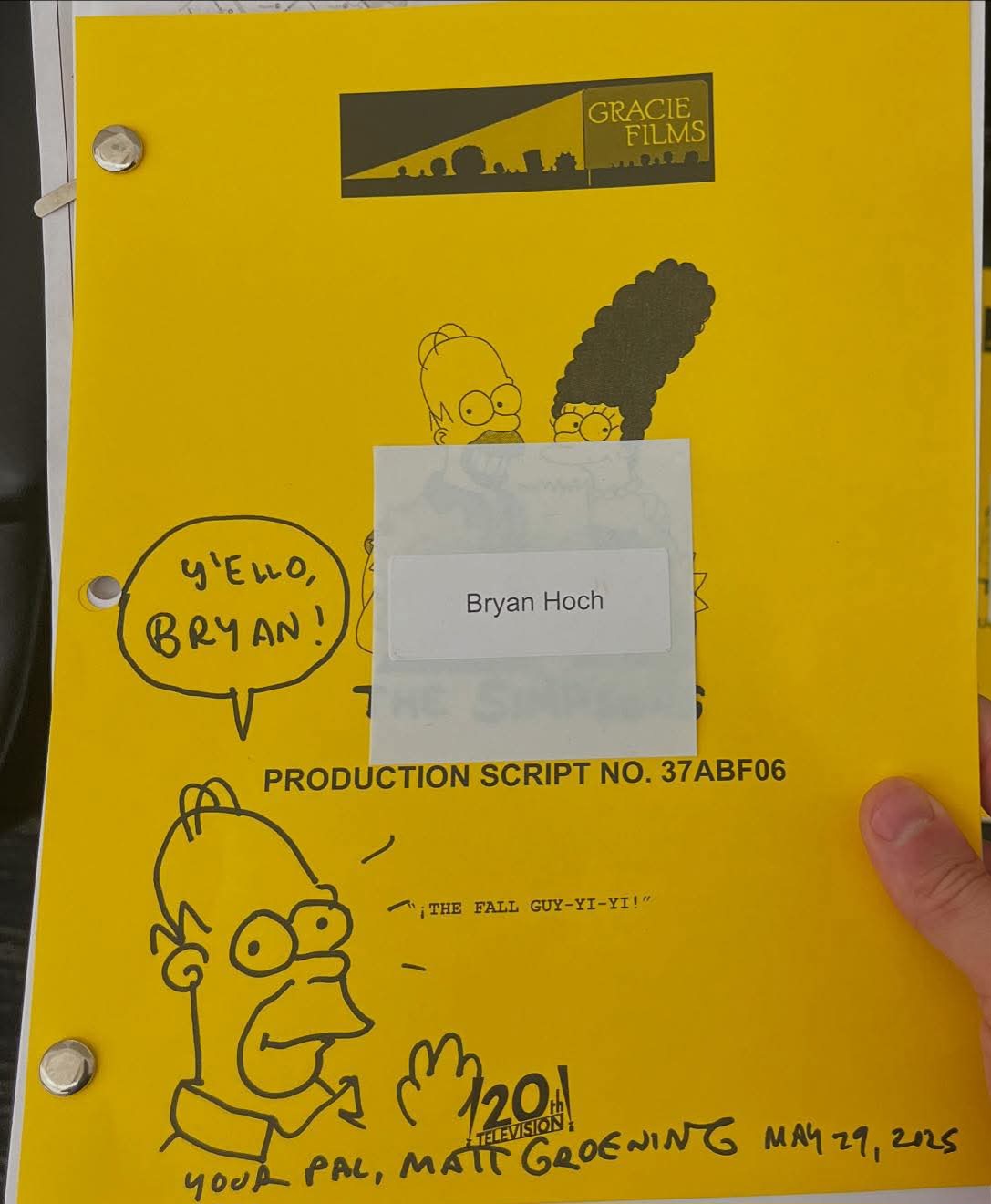 The ¡The Fall Guy-Yi-Yi! script