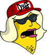 Tapped Out Lady Duff Icon - Surprised.png