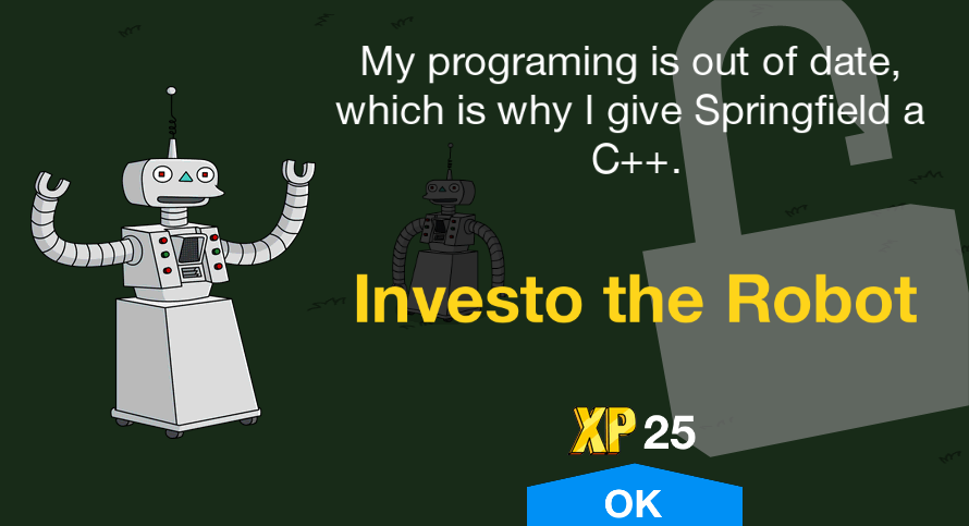My programing is out of date, which is why I give Springfield a C++.