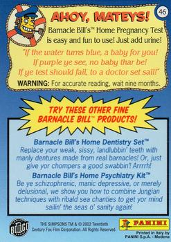 46 Barnacle Bill's Pregnancy Test (Panini) back.jpg