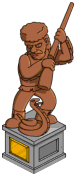 Jebediah Springfield and Snake Statue.png