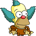 Tapped Out Coat of Foxes Krusty Icon.png