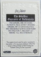 32 Art DeBart Sketch Card (Skybox 1993) back.jpg