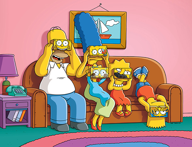 VR couch gag