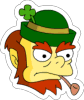 Tapped Out Leprechaun Icon - Angry.png