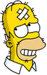 Tapped Out Homer Icon - Cactus Bandage Embarrassed.png