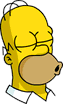 Tapped Out Homer Icon - Kissing.png