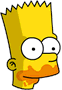 Tapped Out Bart Icon - Orange Lip.png