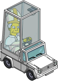 Tapped Out Pope Ride the Pope Mobile.png