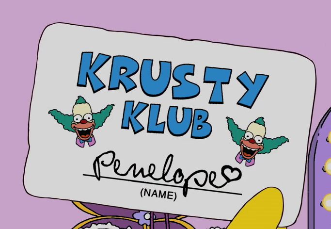 thumbPrincess Penelope holding a Krusty Klub card
