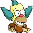 Tapped Out Coat of Foxes Krusty Icon - Happy.png