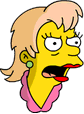 Tapped Out Mrs. Muntz Icon - Angry.png