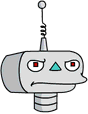 Tapped Out Investo the Robot Icon - Annoyed.png