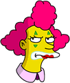 Tapped Out Ms. Coco Icon - Annoyed.png