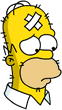 Tapped Out Homer Icon - Cactus Bandage Confused.png