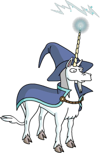 Tapped Out Unicorn Wizard Cast Glitter Hoof.png