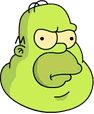 Tapped Out Gelatinous Homer Icon - Annoyed.png