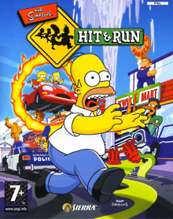 simpsons hit and run map