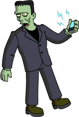 Tapped Out Frankenstein's Monster Make Phone Calls.png
