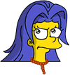 Tapped Out Anime Marge Icon - Annoyed.png