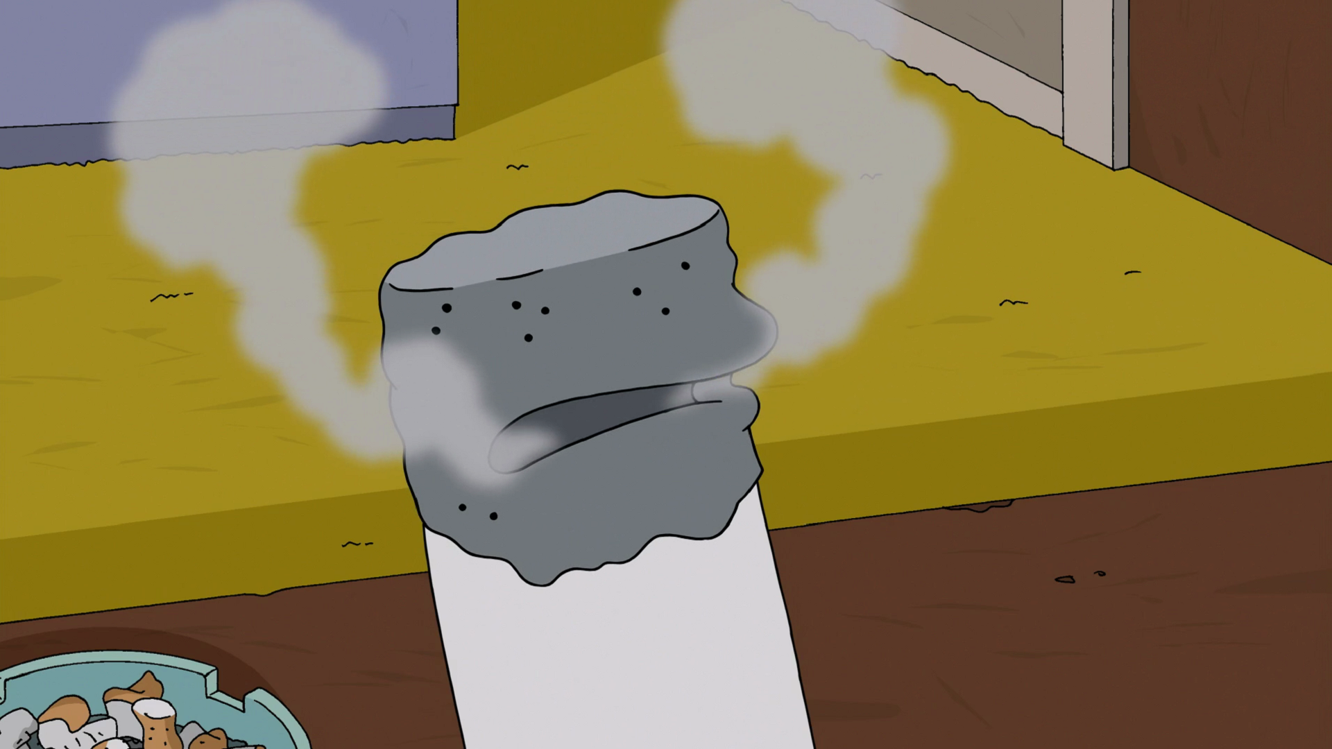 Selma's cigarette Wikisimpsons, the Simpsons Wiki