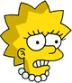 Tapped Out Lisa Icon - Alarmed.png