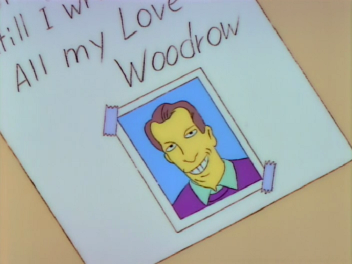 Image result for simpsons woodrow