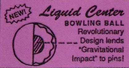 Liquid Center Bowling Ball