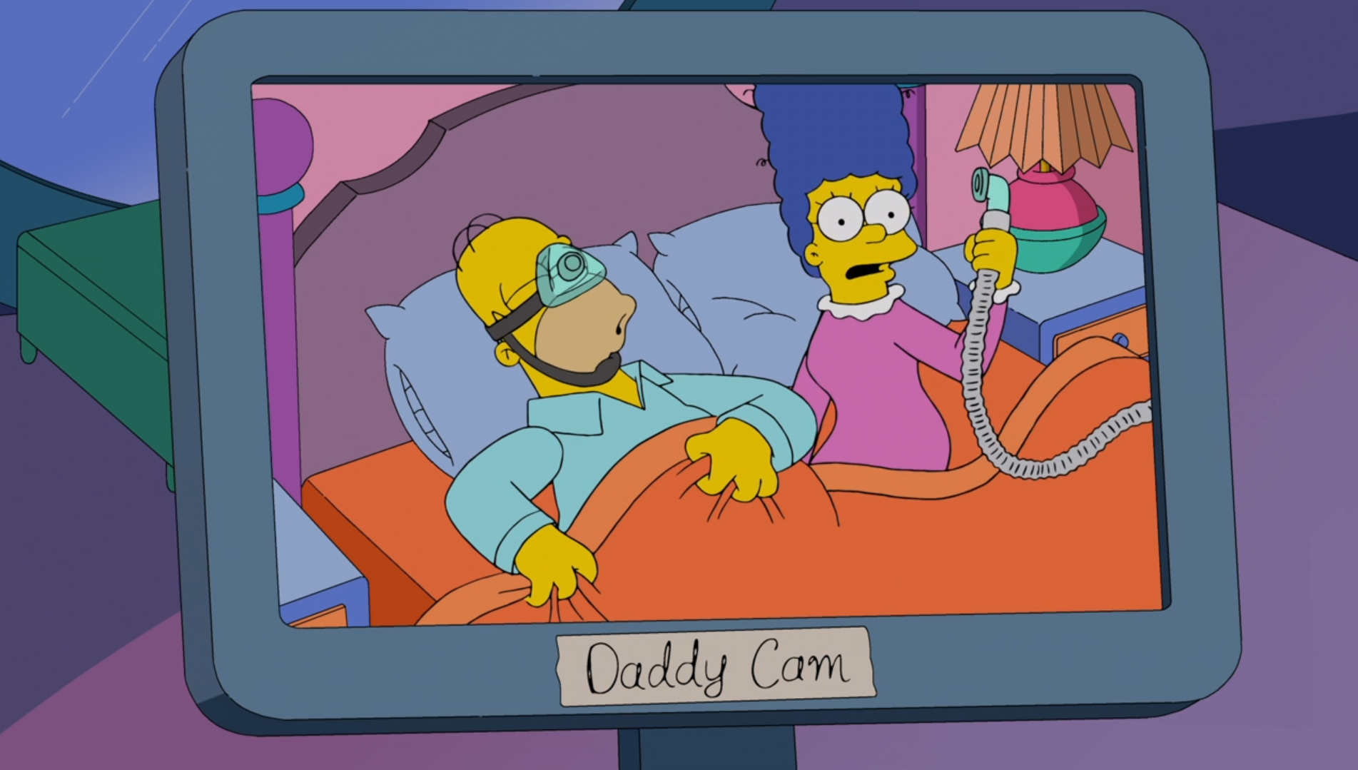 Daddy webcam. Гомер симпсон храпит.