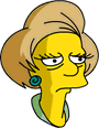 Tapped Out Mrs. Krabappel Icon - Sad.png