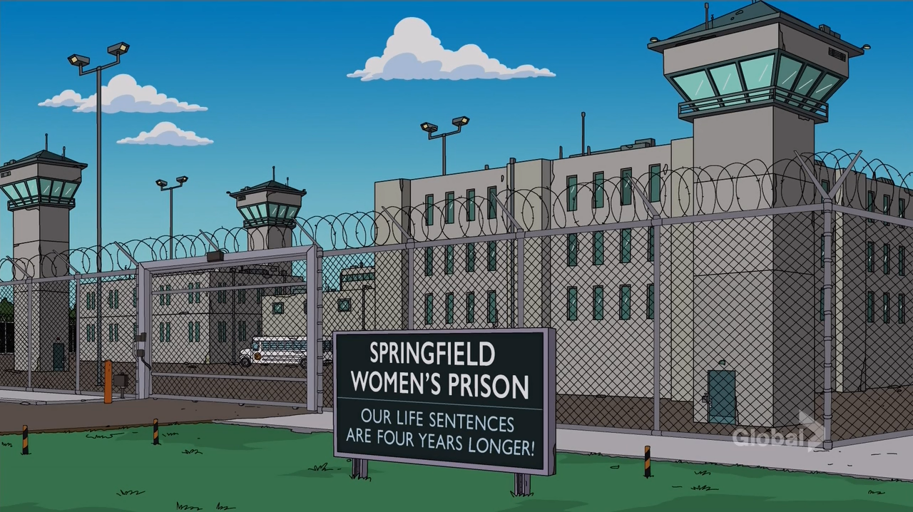 Спрингфилд симпсоны тюрьма