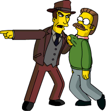 Tapped Out Rex Banner Interrogate Flanders.png