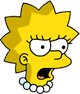 Tapped Out Lisa Icon - Shouting.png