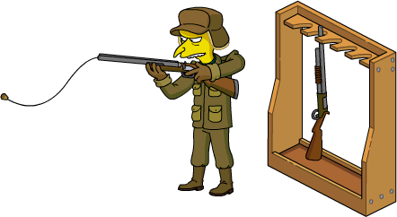 File:Tapped Out Hunter Mr. Burns Test Out Firearms.png