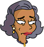 Tapped Out Rita LaFleur Icon - Sad.png