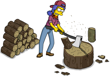 File:Tapped Out Lumberjill Marge Vent Her Frustrations.png