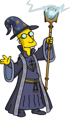 Tapped Out Sorcerer Frink Wave Magic Stick Around.png