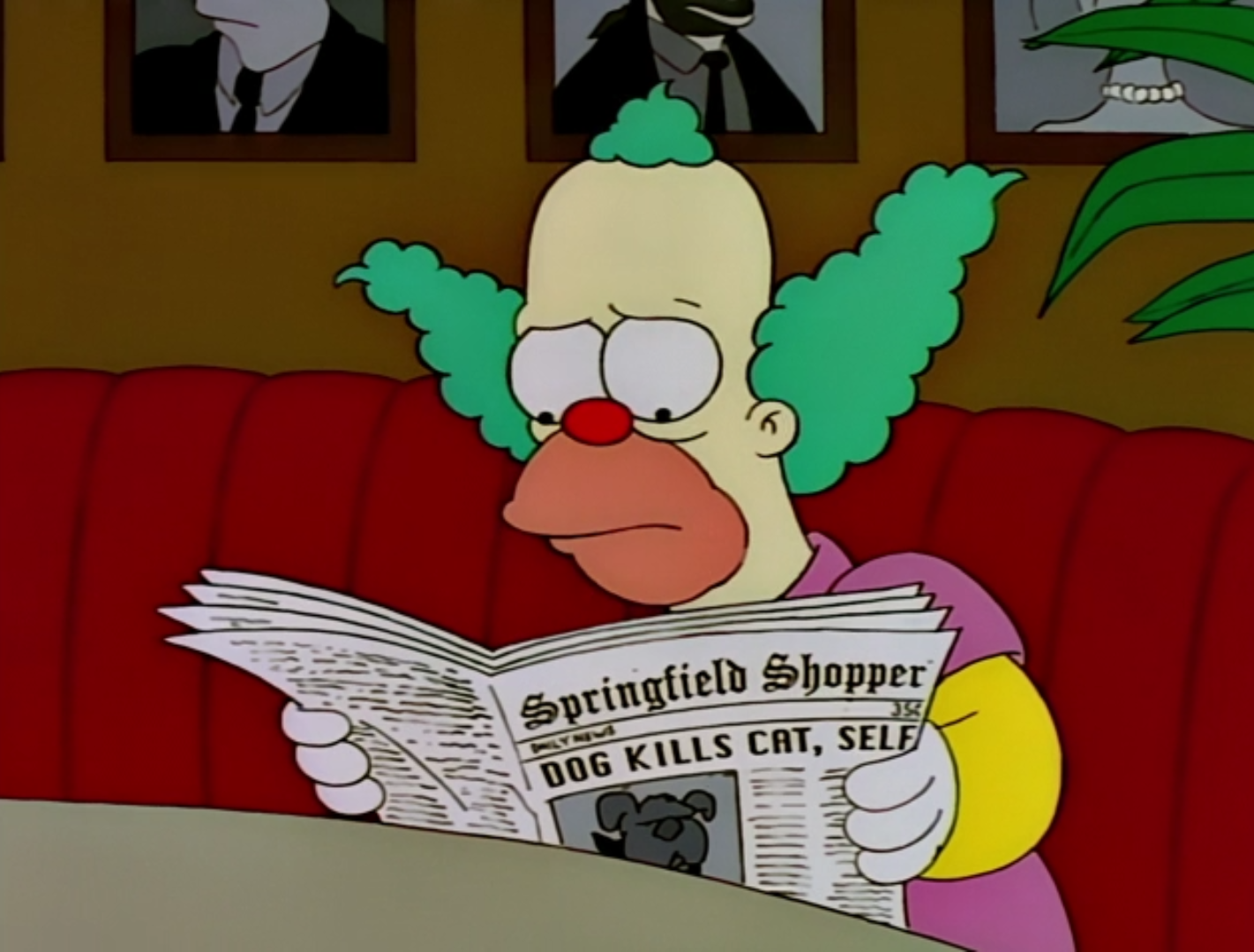 Dog kills cat, Self.png Wikisimpsons, the Simpsons Wiki
