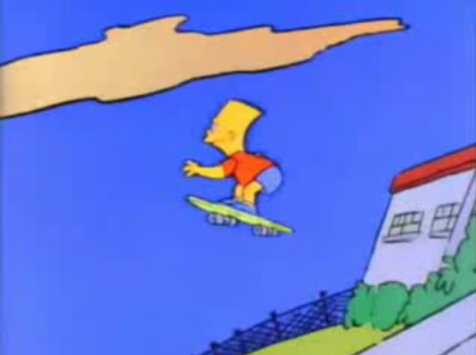 the simpsons bart fly