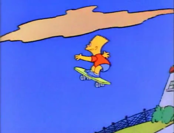 the simpsons bart fly