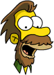 Tapped Out Lenny Icon - Hipster Beard.png