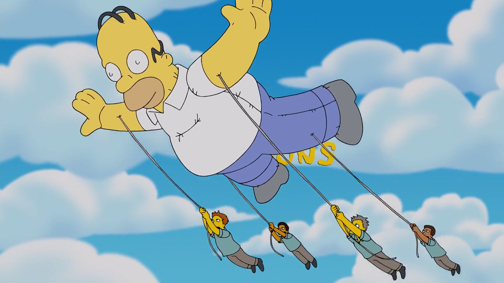 Fear of flying simpsons