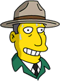 Tapped Out Park Ranger Johnson Icon - Sweaty Happy.png