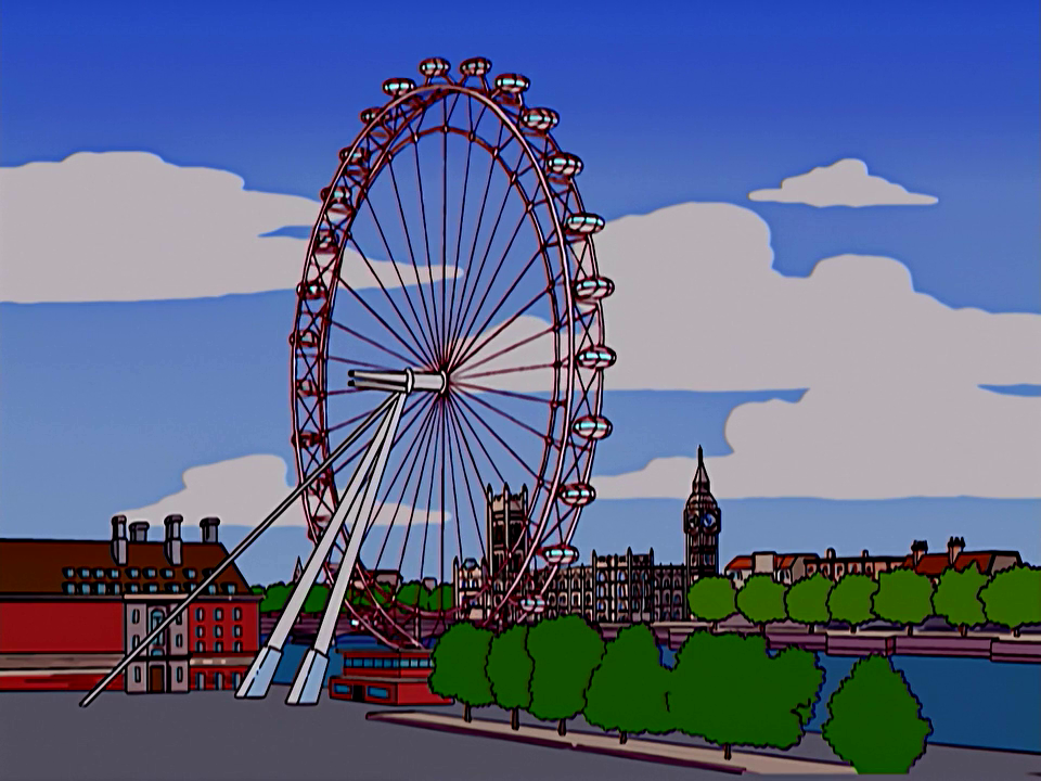 the simpsons visit england