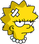 Tapped Out Lisa Icon - Cactus Bandage Annoyed.png