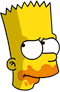 Tapped Out Bart Icon - Rolling Eyes Orange Lip.png