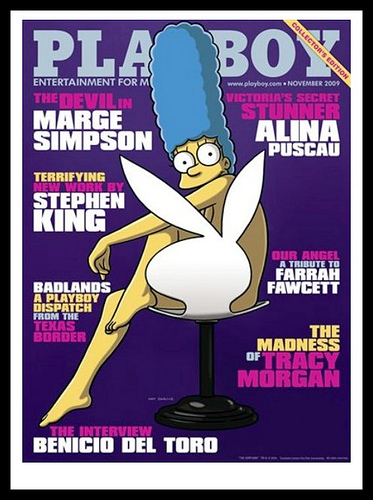 Aye Carumba! Marge Simpson poses for Playboy cover.jpg