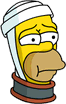 Tapped Out Homer Icon - Hurt.png